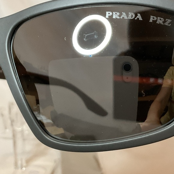 Prada Linea Rossa SPS02X UFK07H Sunglasses Men's Grey Rubber/Polarized 60-15-145 - Picture 8 of 9